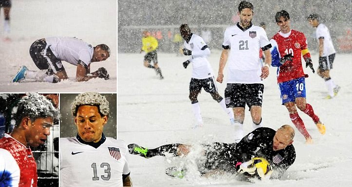 Salju Bikin Repot! AS Tekuk Costa Rica 1-0